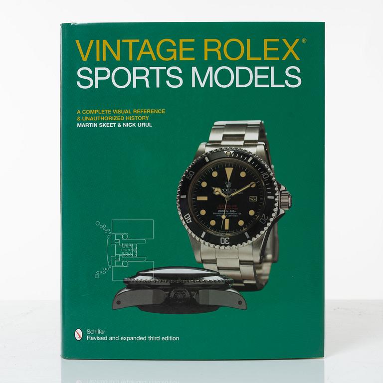 Collection of watch literature, 5 books including Omega Sportswatches by John Goldberger.