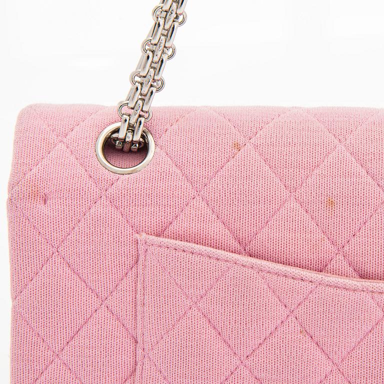 Chanel, "Pink Jersey Double Flap Bag", väska, 1997-1999.