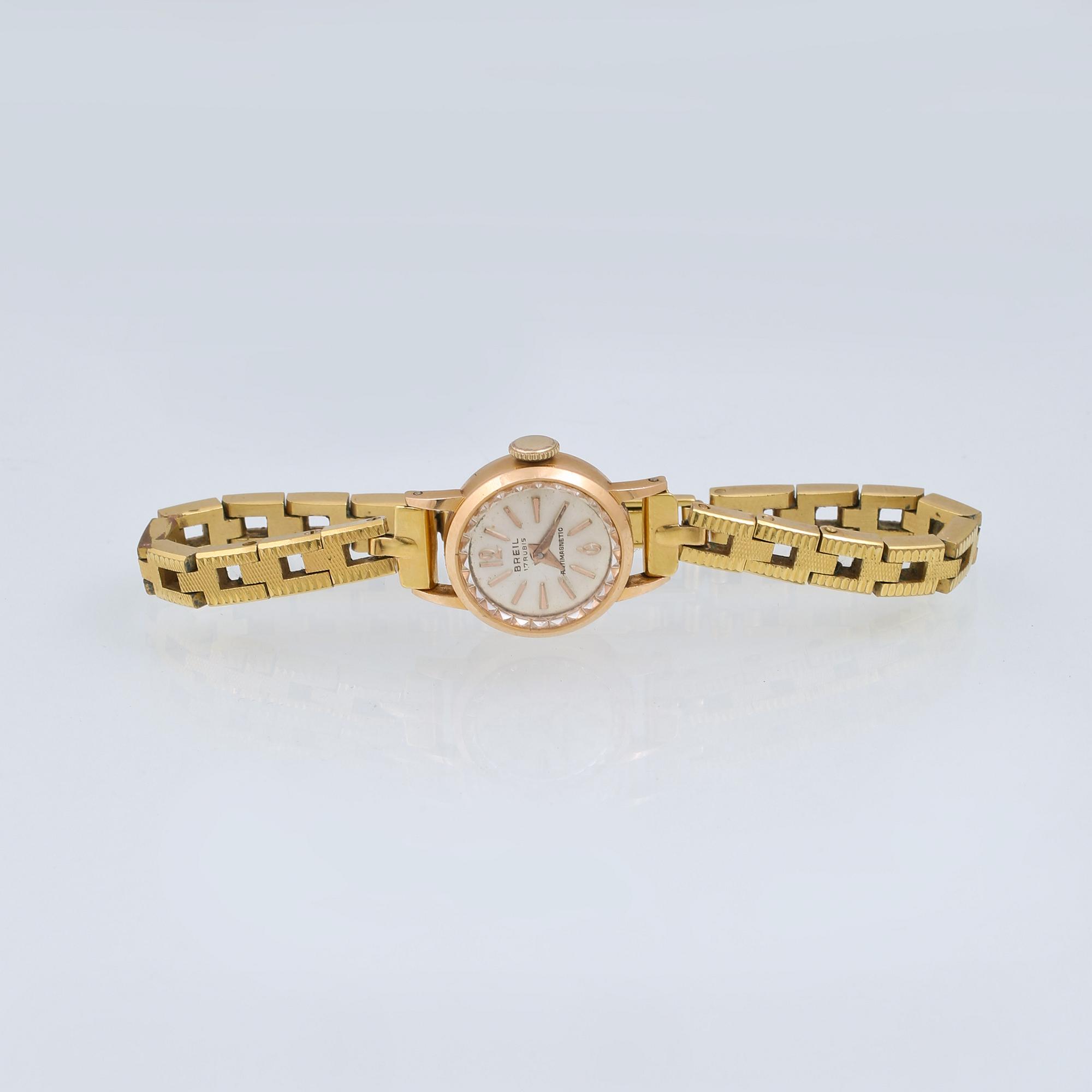 ARMBANDSUR, dam, boett i 18 k guld, Breil.