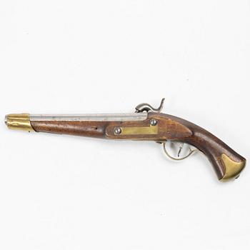Slaglåspistol, svensk, m/1820-49 flankör.