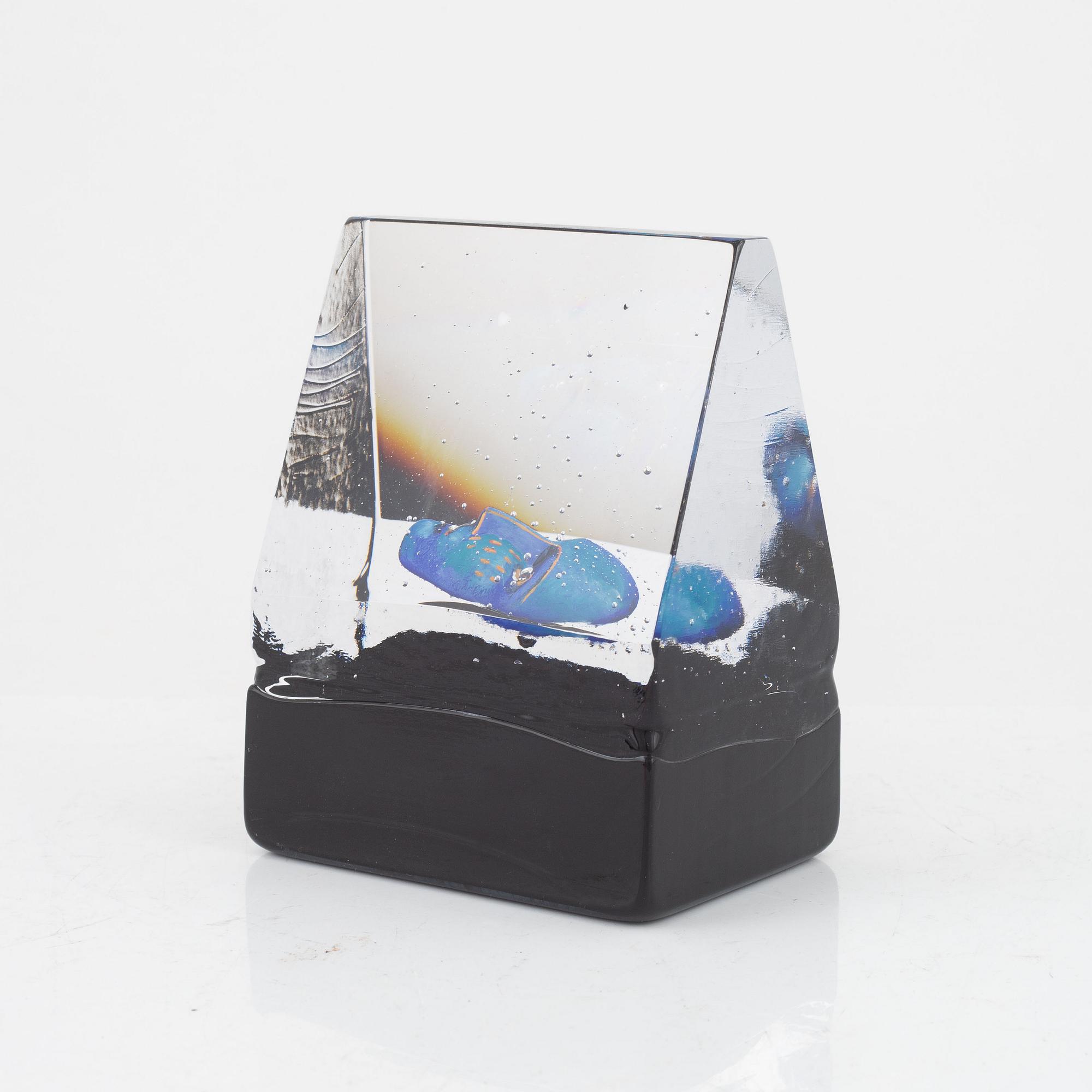 Bertil Vallien, skulptur, "Black Elements House Of Mystery", Kosta Boda, 2023.