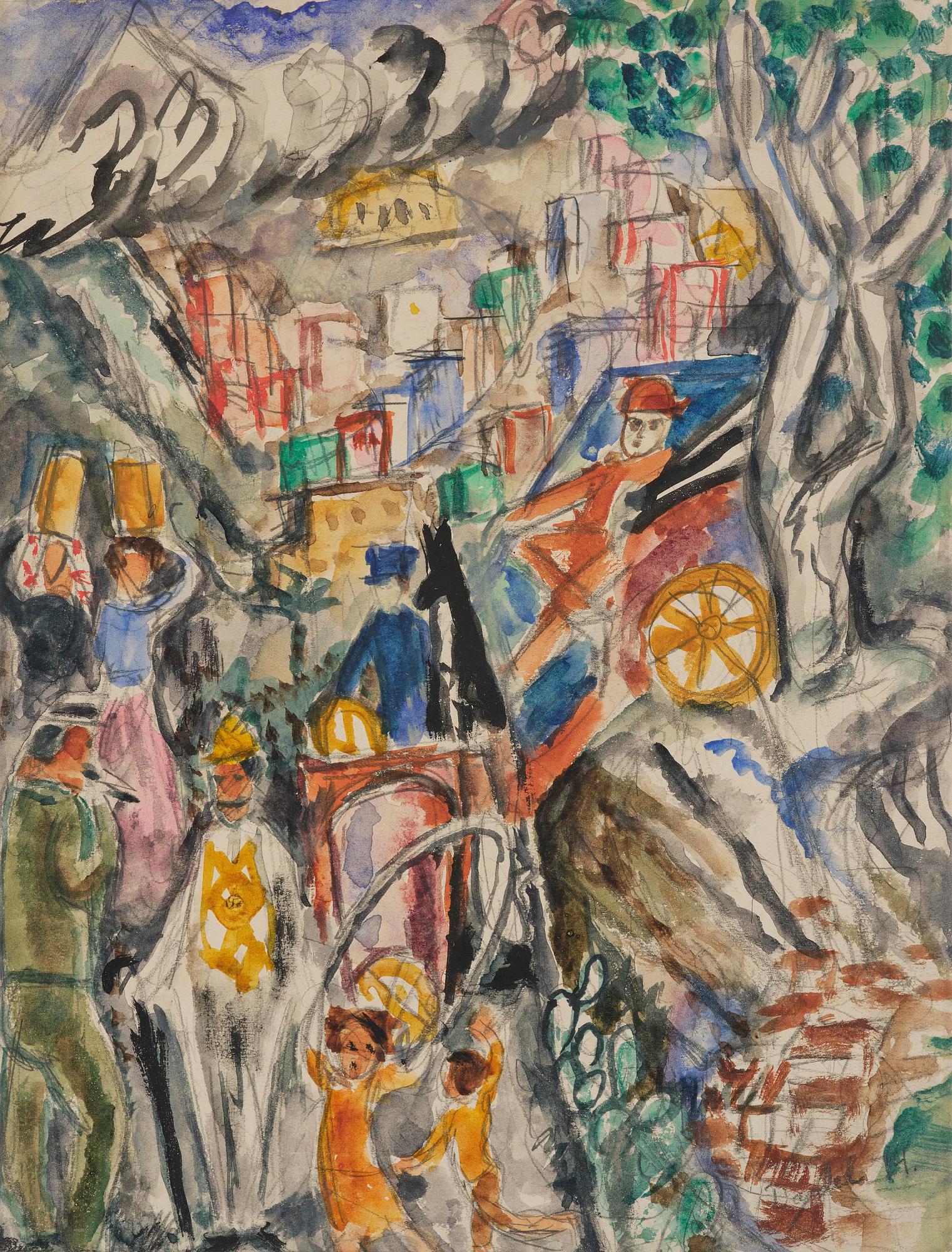 Nils von Dardel, "Turisten på Teneriffa".
