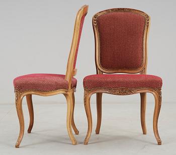 STOLAR 6 st, Rokokostil, 1900-talets första hälft.