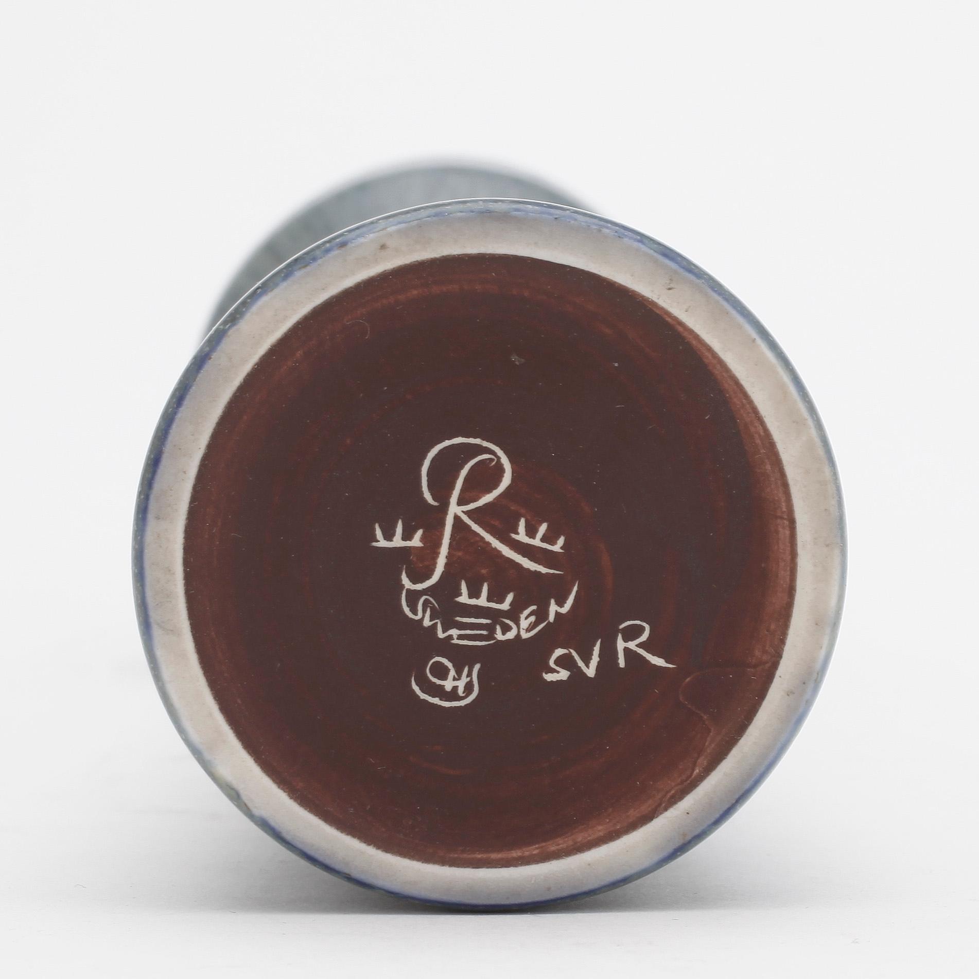 VAS, stengods, Carl Harry Stålhane, Rörstrand.