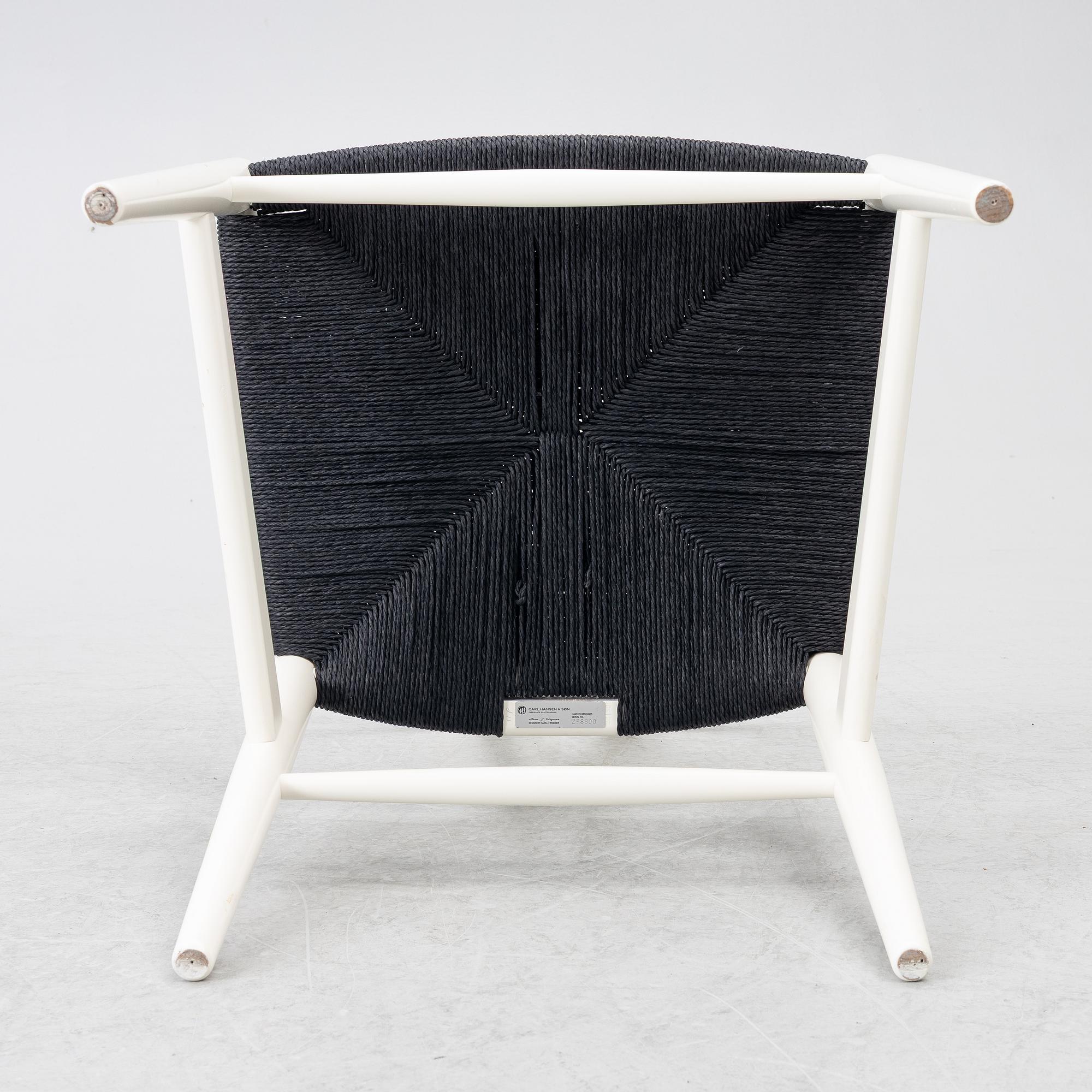 Hans J. Wegner, chairs, 6 pcs, model CH24, "The Wishbone Chair," Carl Hansen & Son, Denmark.