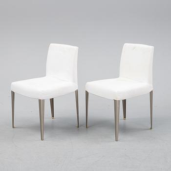 Antonio Citterio, a set of eight "Melandra chairs for B&B Italia.