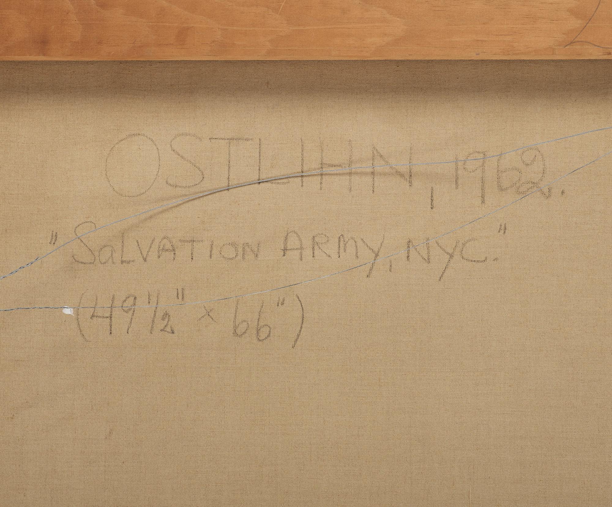 Barbro Östlihn, "Salvation army, NYC.".