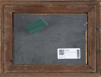 Knut Janson, oil on panel, signed and dated -29.