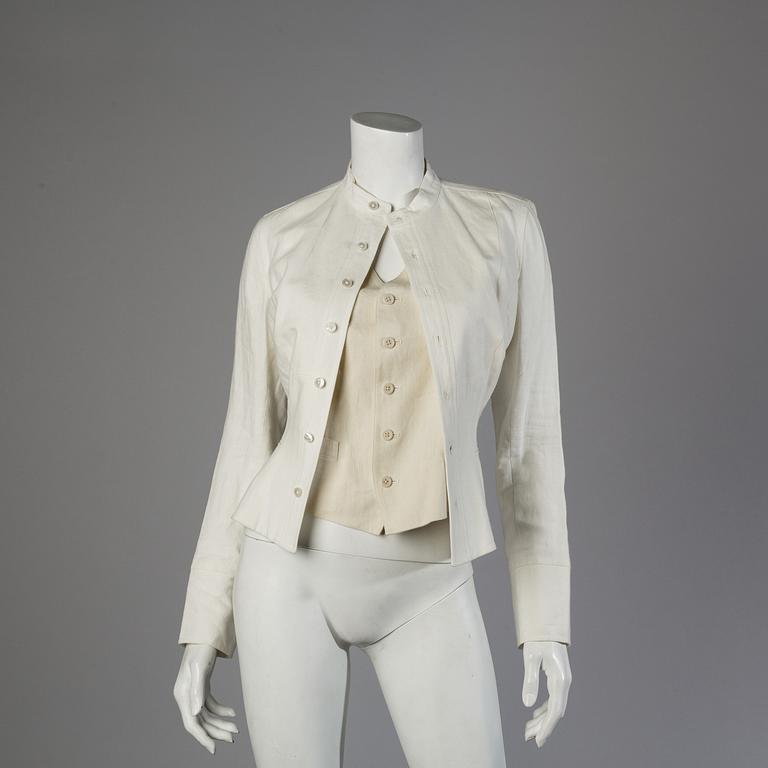 Blouses and a jacket with west by Ralph Lauren.