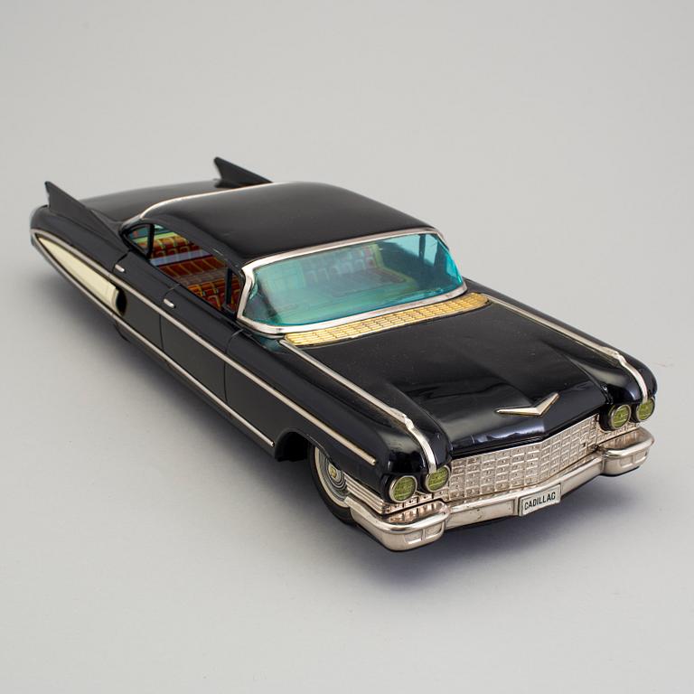 A tinplate Cadillac by Yonezwa, Japan. Ca 1960.