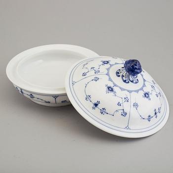 ROYAL COPENHAGEN, a porcelain tureen and two dishes, Denmark.