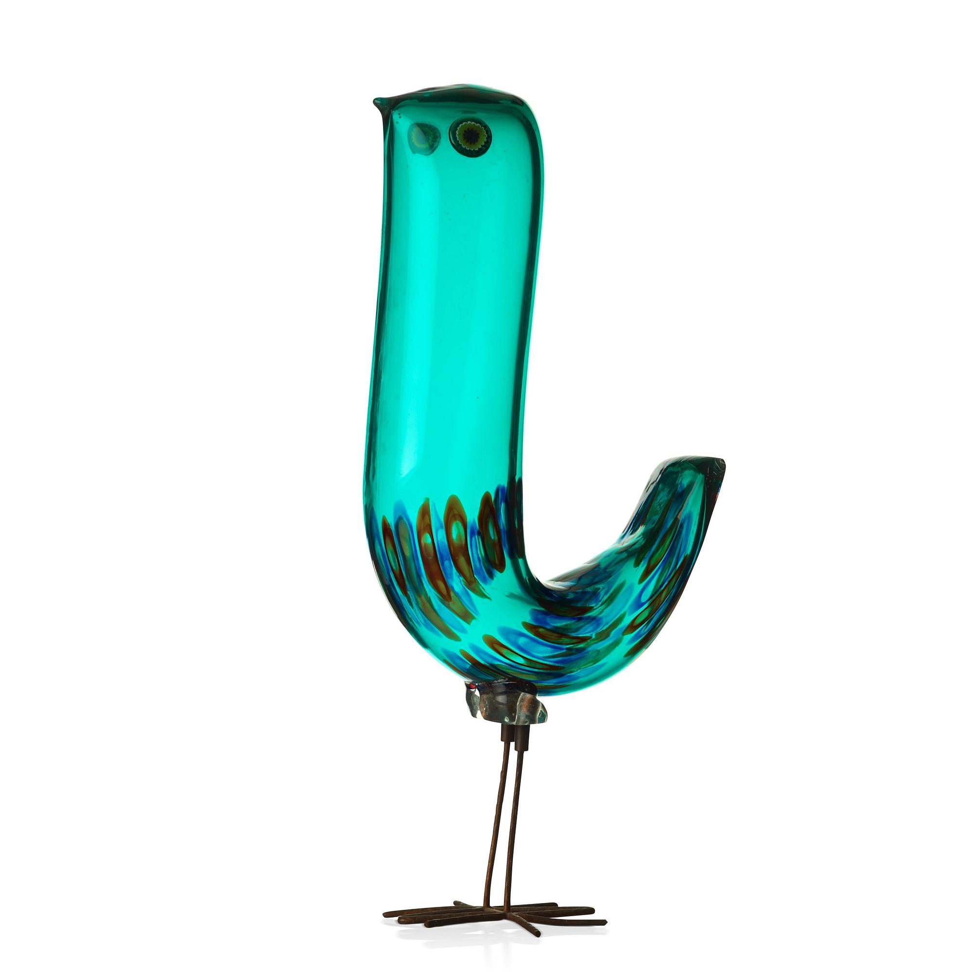 Alessandro Pianon, fågel, "Pulcino", Vistosi, Italien, 1960-tal.
