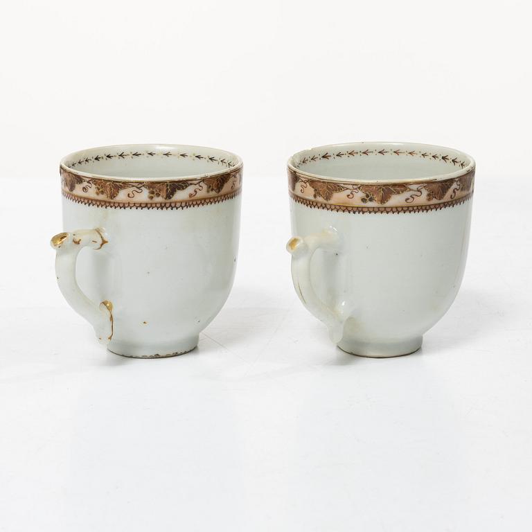 A collection of export porcelain, China, Qing dynasty, 18th century.