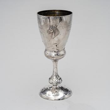 A silver cup of the early 1900s. Finnish silver hallmark. Weight 530 g.