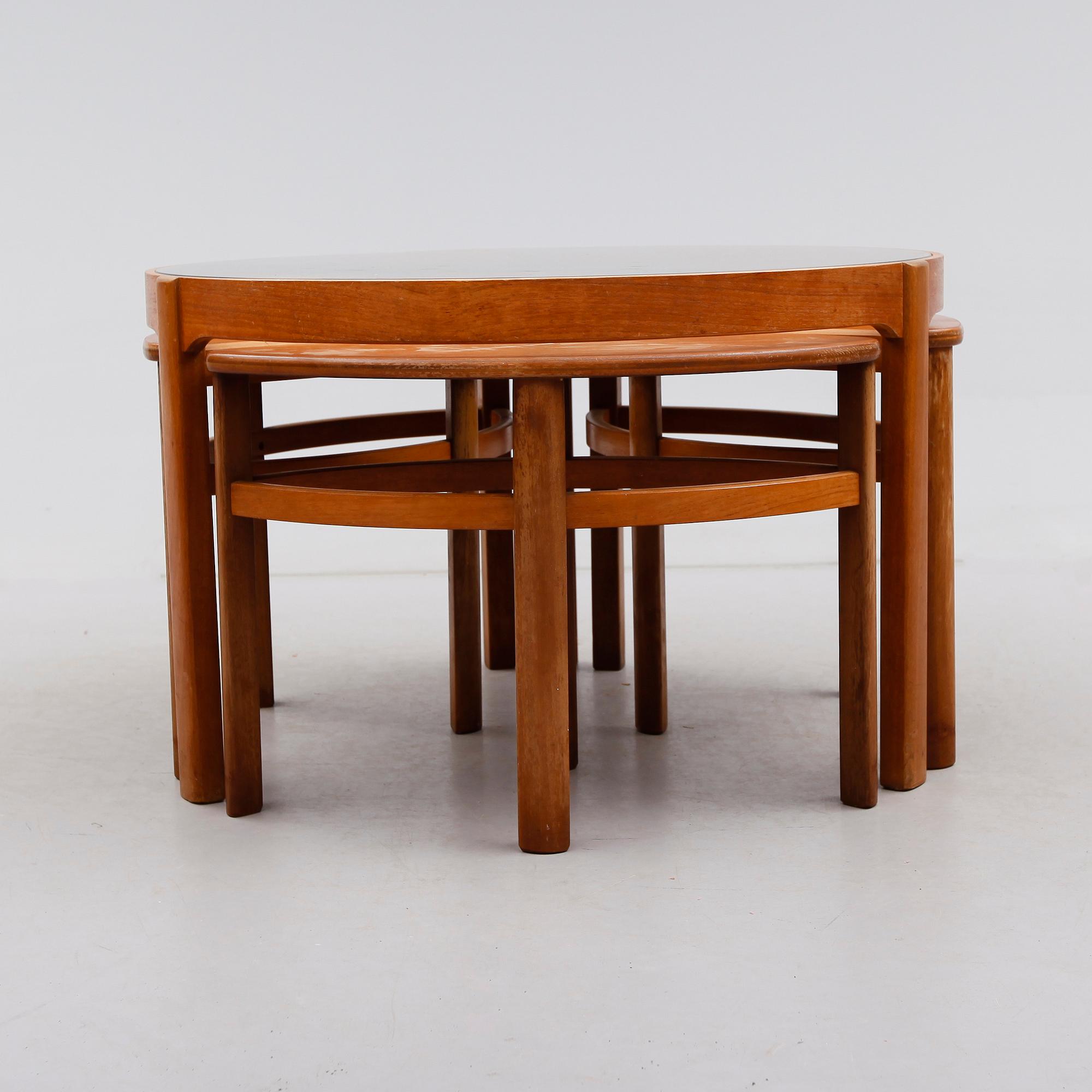 SOFFBORD, 4 delar, Nathan Furniture, England, 1900-talets andra hälft.