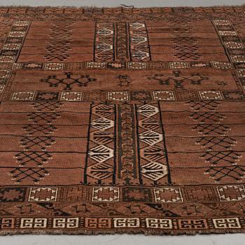 An antique Turkmen Ensi, around 212 x 160 cm.