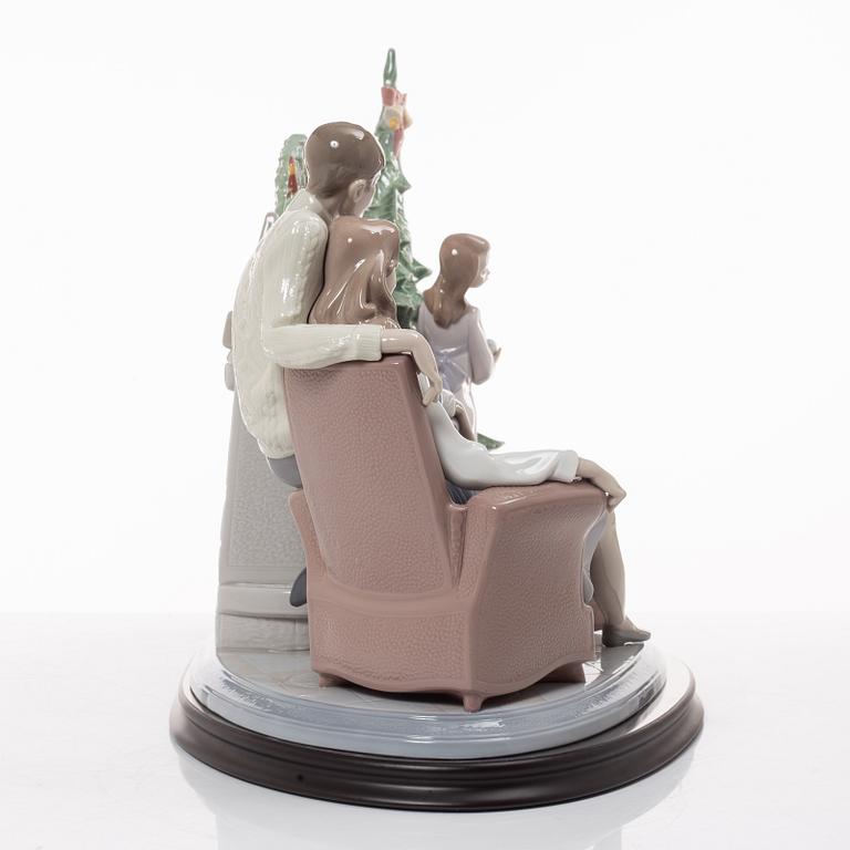 Francisco Polope, figurin, "A family christmas", Lladró, Spanien.