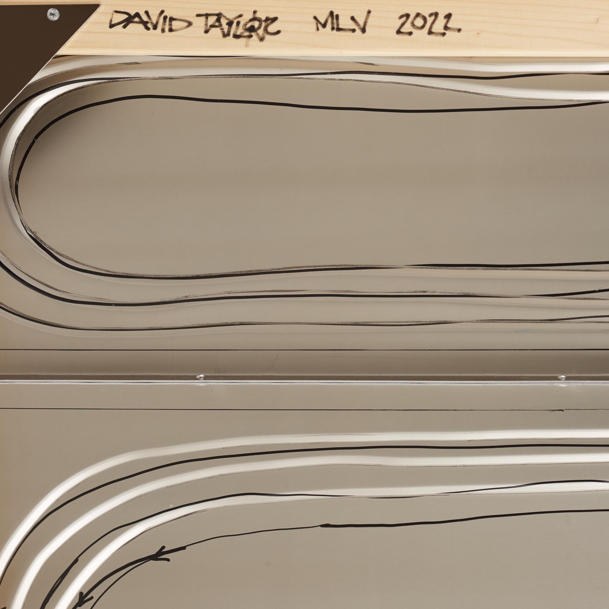 David Taylor, a unique wall relief,  "River", Studio Mellösaverken, Sweden 2022.