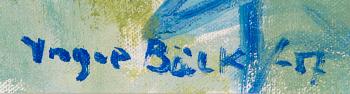 YNGVE BÄCK, oil on canvas, signed and dated -57.