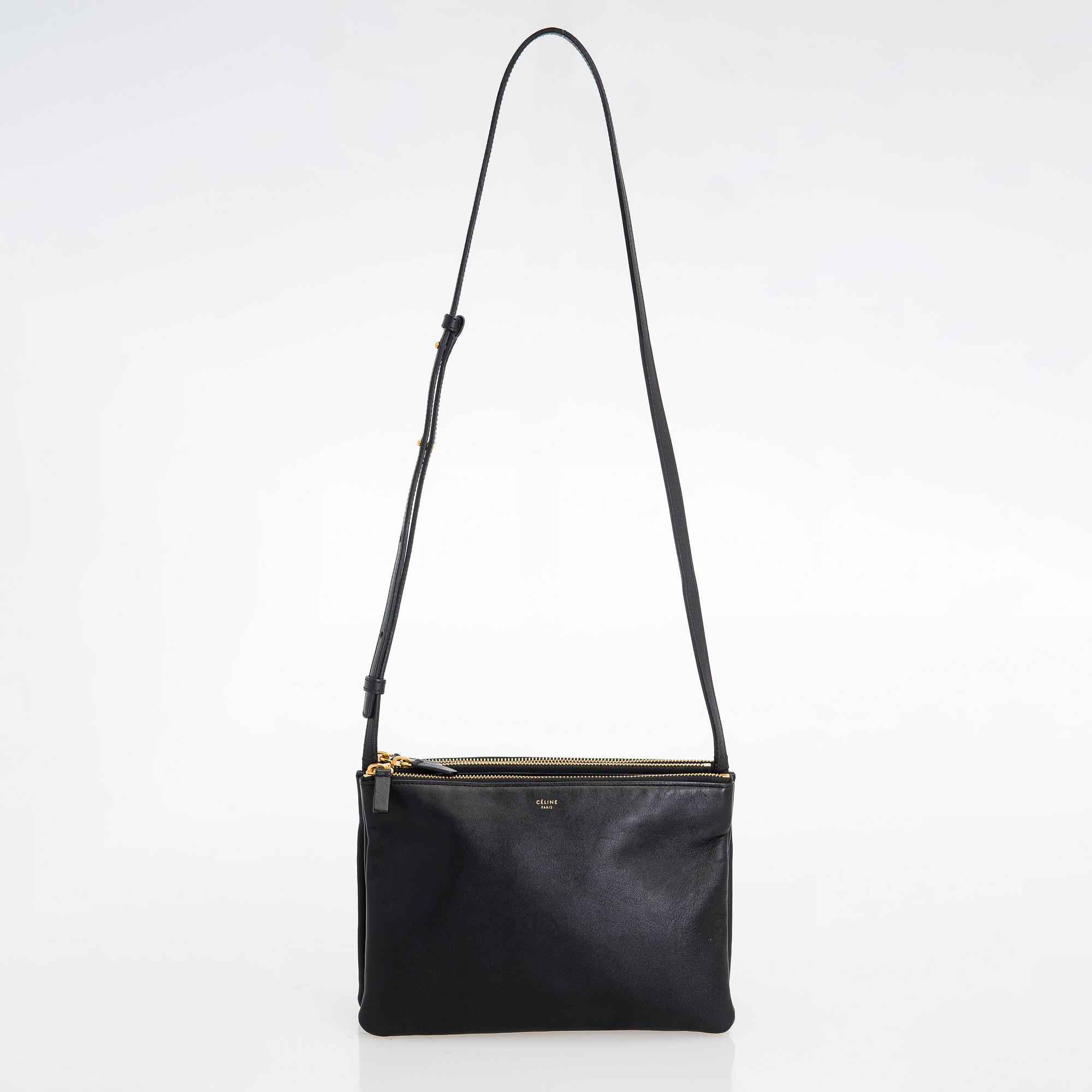 Céline, A black 'Trio' Bag.
