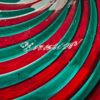 Paolo Venini, a signed and dated 90 glass vase.