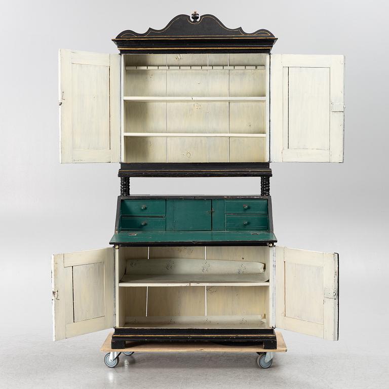 Writing cabinet, first half of the 19th century.