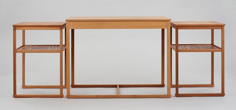 CARL MALMSTEN, satsbord, 3 delar, "Släden".