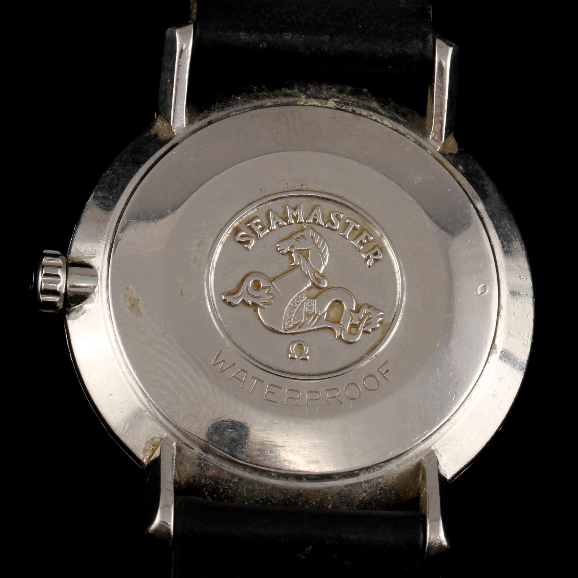 ARMBANDSUR, stål, Omega Seamaster, 1900-talets mitt.
