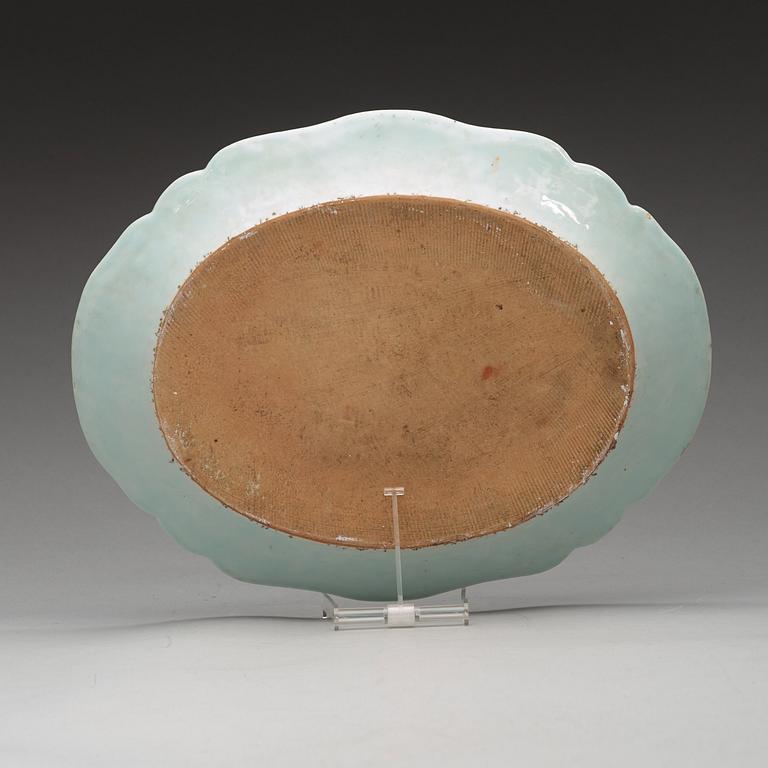 FAT, kompaniporslin. Qingdynastin, Qianlong (1736-95).