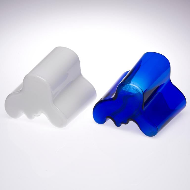 VAS, 4 st, glas, Alvar Aalto, Iittala, 2000-tal.