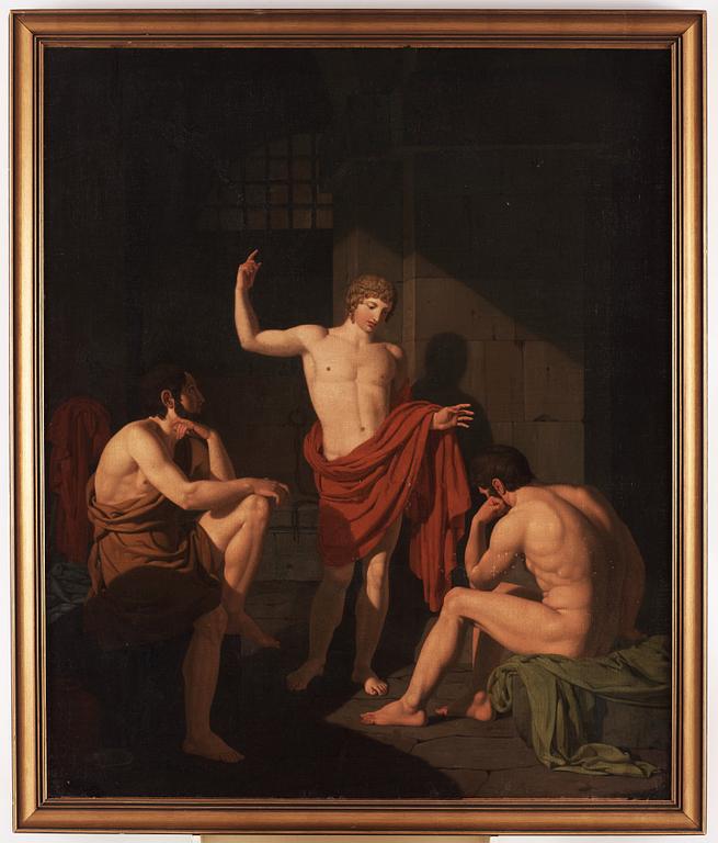 JACQUES LOUIS DAVID, In the manner of, oil on canvas.