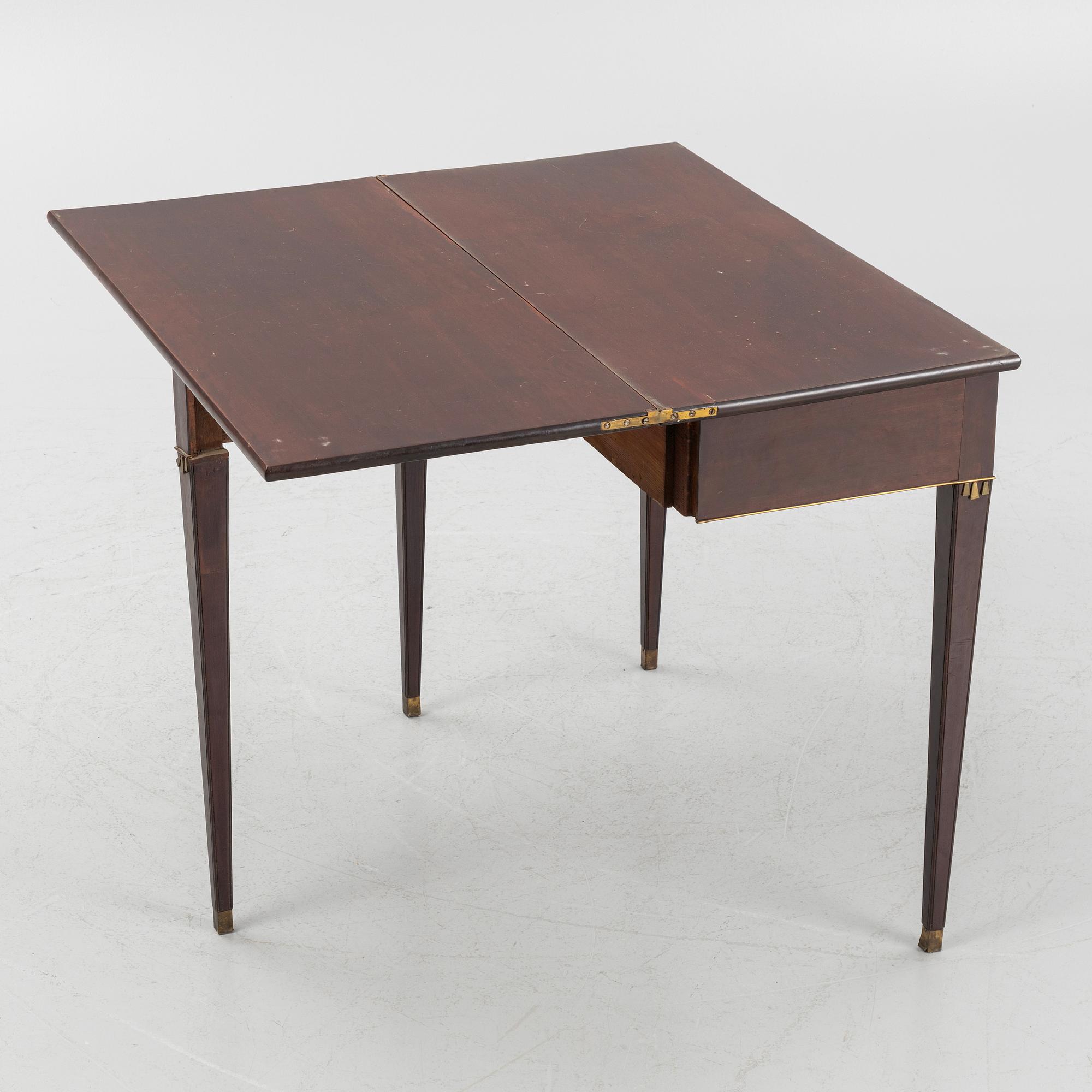 Spelbord, Stockholmsarbete, 1700-talets slut, Sengustavianskt.