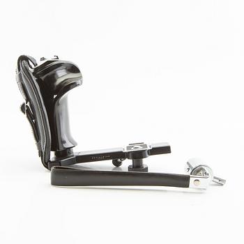 Hasselblad 500 C/M camera with lens and accessories.