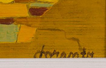 WALDEMAR LORENTZON, olja på pannå, signerad.