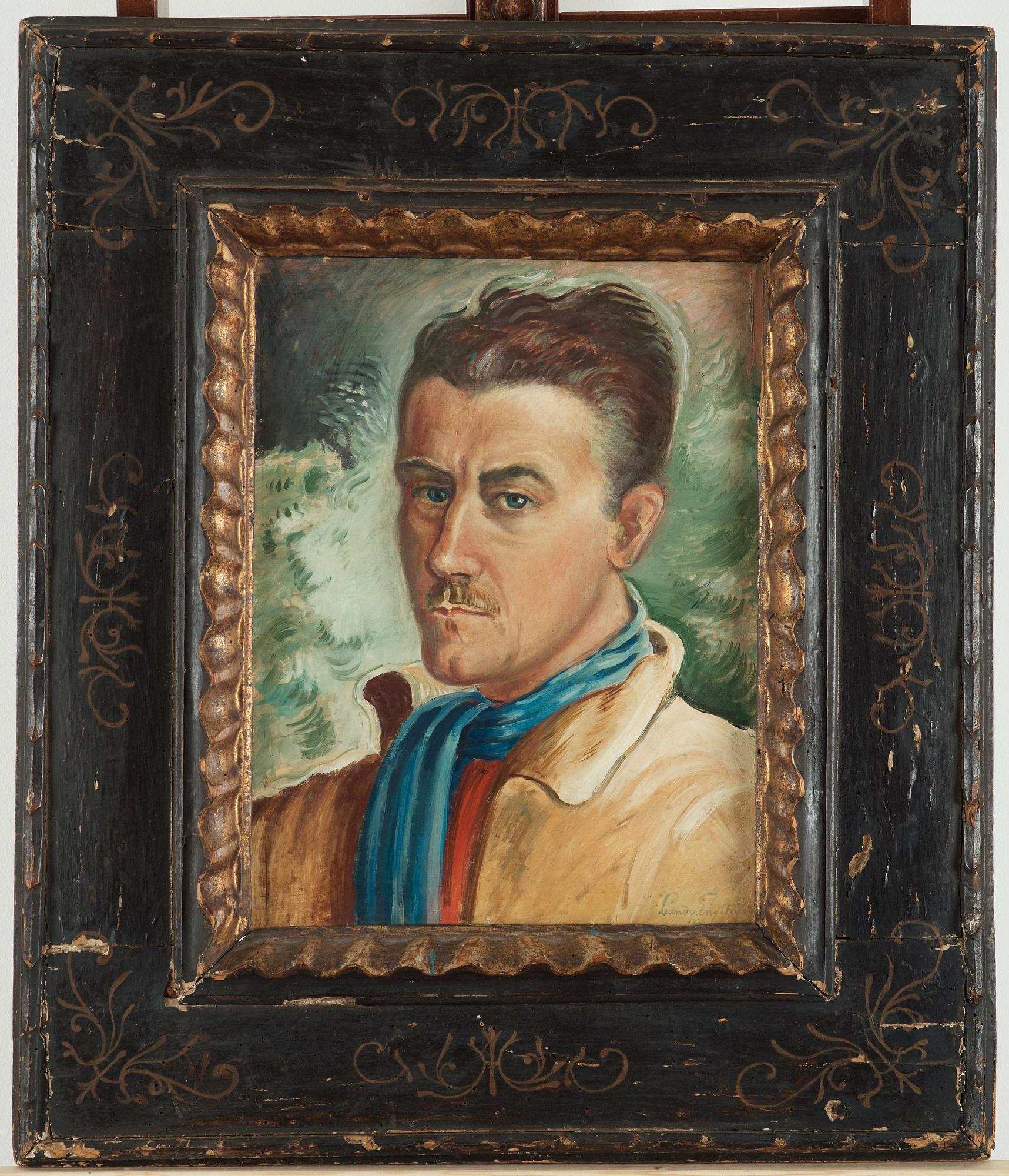 Leander Engström, "Självporträtt".