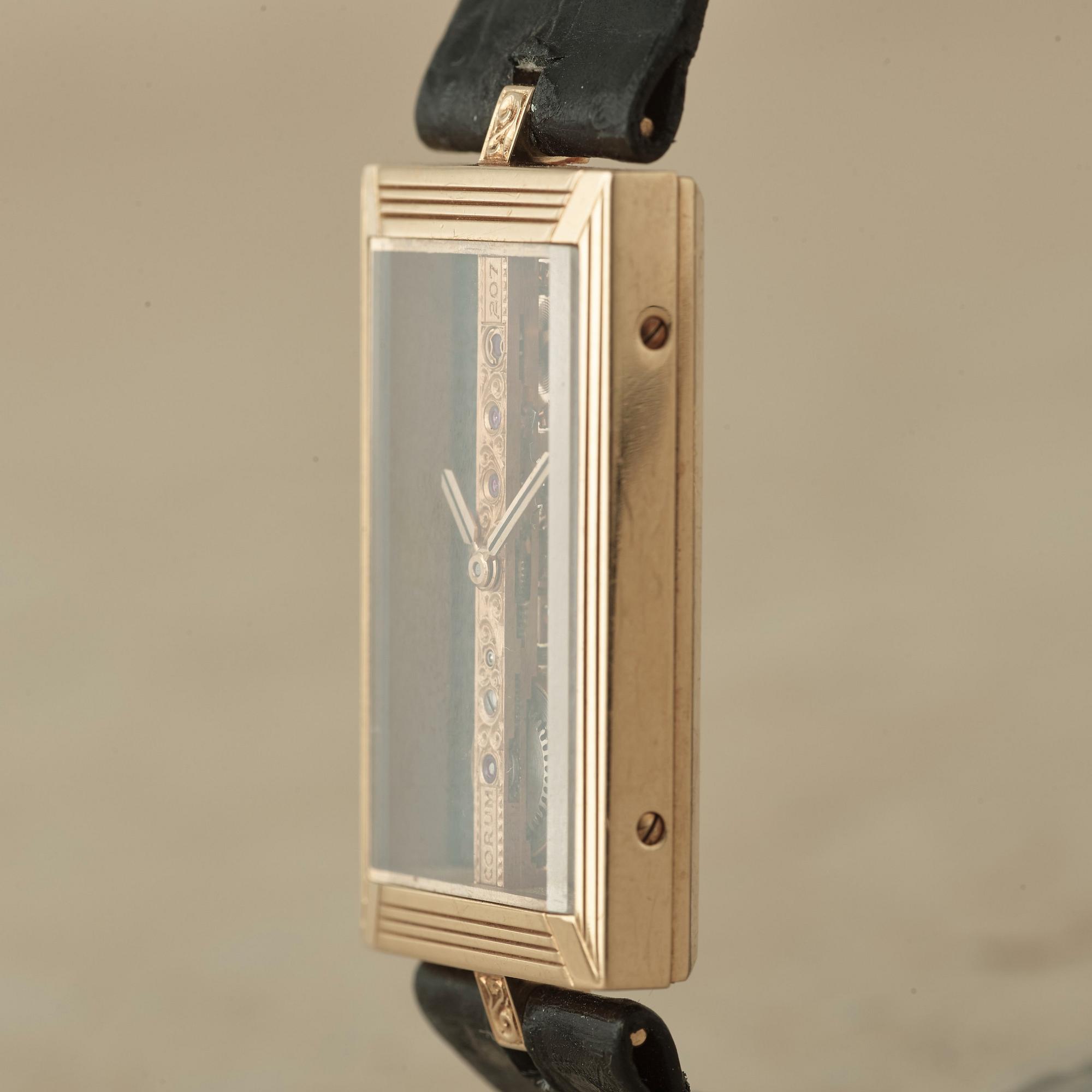 CORUM, Golden Bridge, wristwatch, 20 x 33 (40) mm,