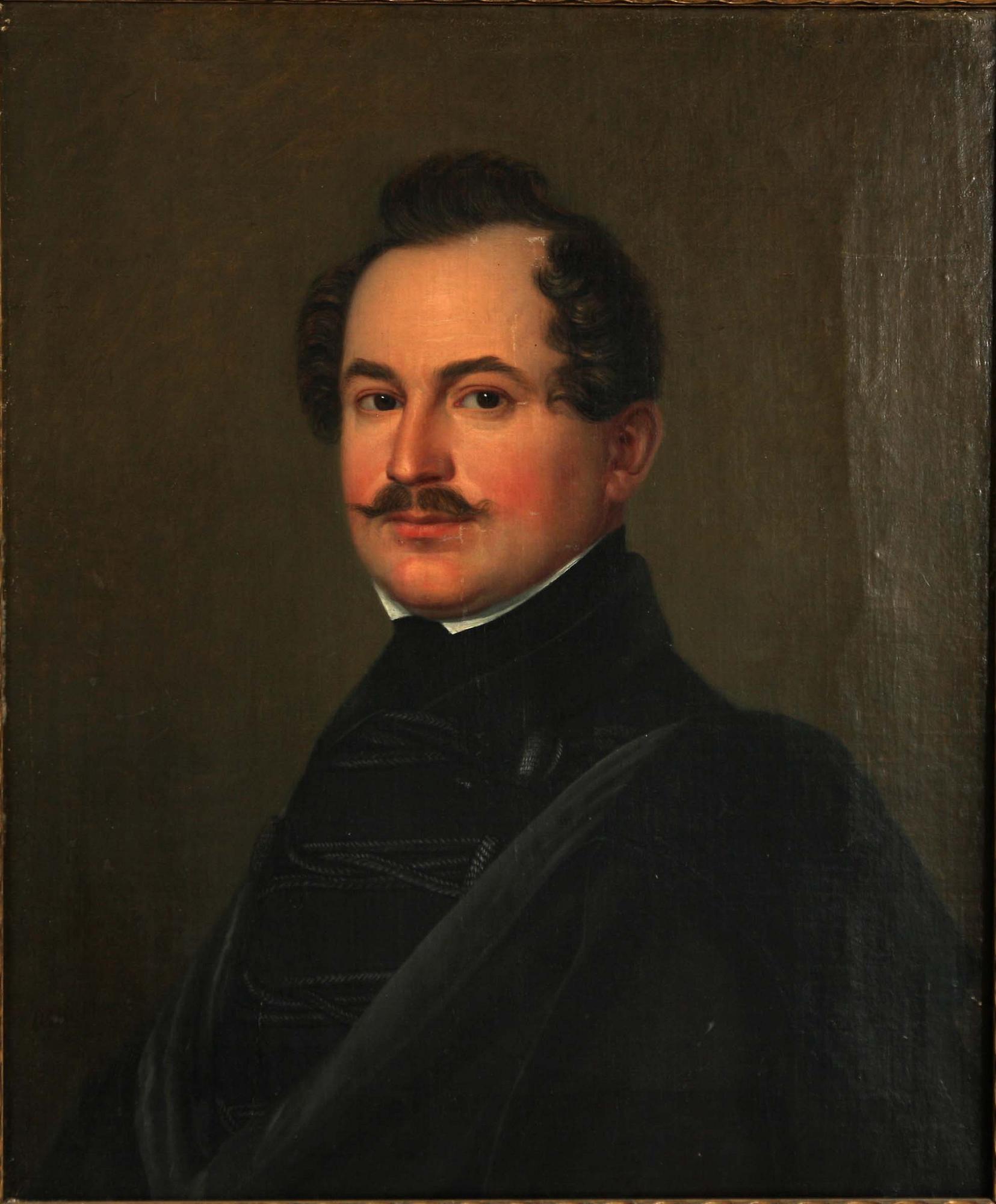 J.C KÖHLER, olja på duk, sign o bär otydlig dat. Empire, 1800-talets första hälft.