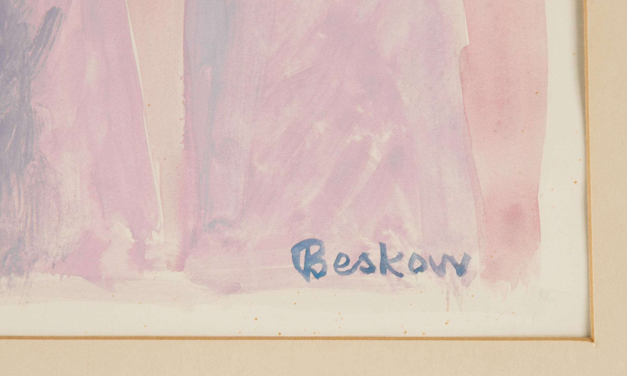 Bo Beskow, gouache, signed.