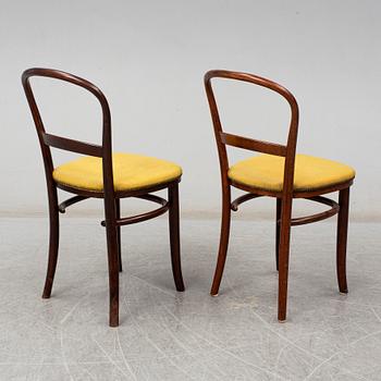 FRITZ HANSEN, stolar, 6 st, Danmark, 1900-talets mitt.