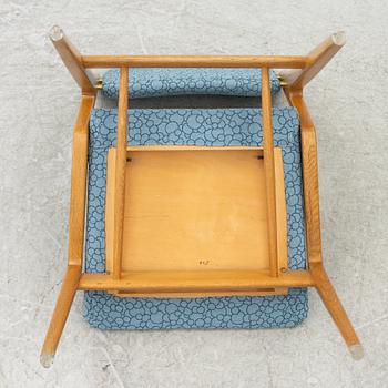 Arne Vodder, & Anton Borg, four 'Ella' chairs, Denmark, 1950's.
