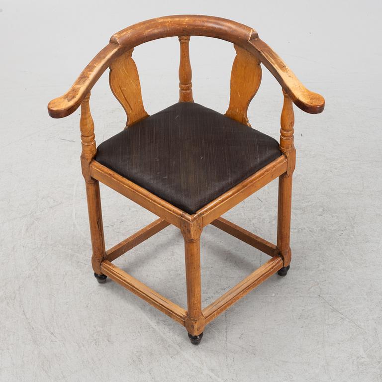 A Swedish mid 18th Century armchair.