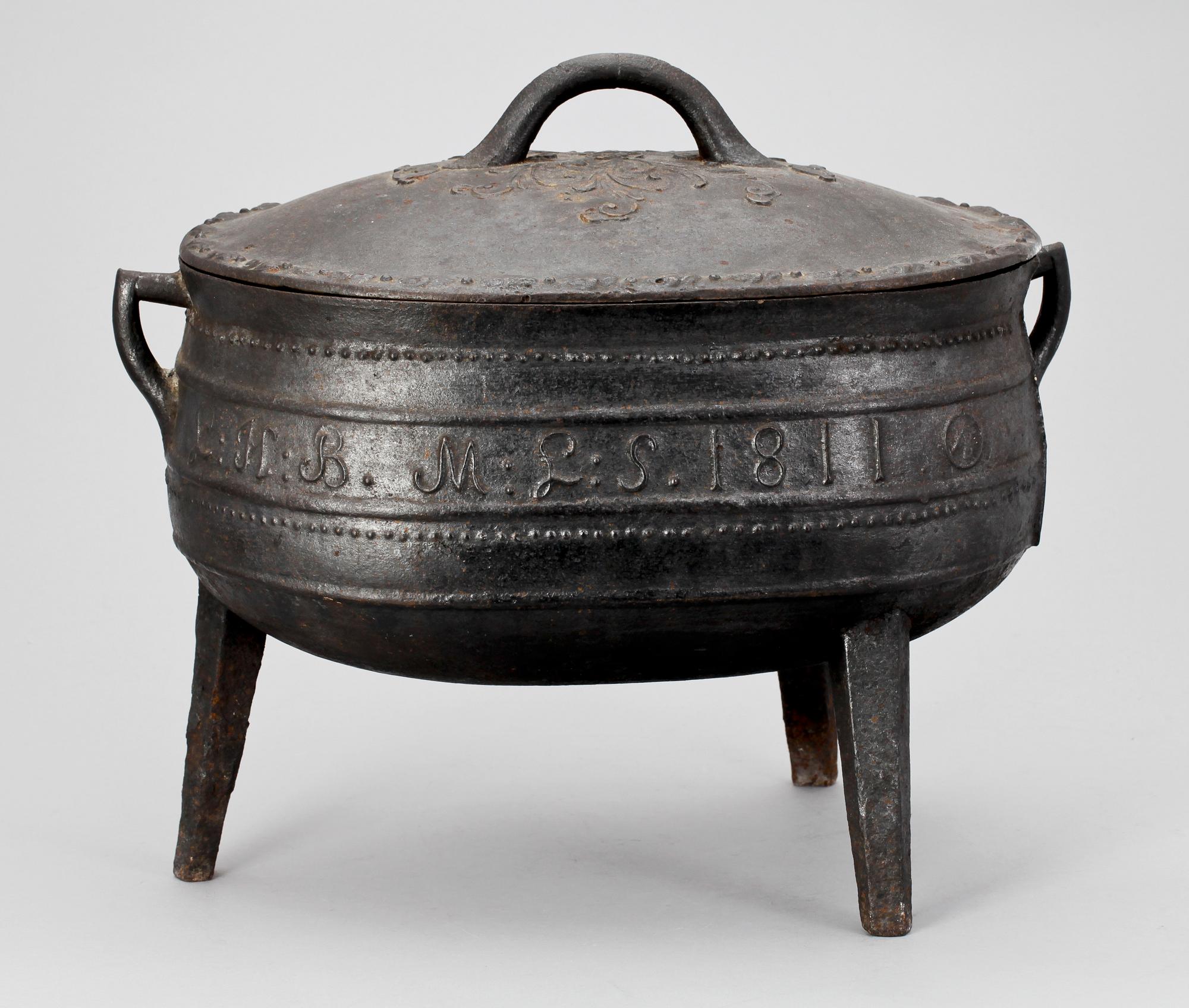 BRÖLLOPSGRYTA, gjutjärn, Åkers bruk, 1811.