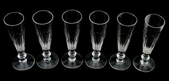 CHAMPAGNESTRUTAR, 6 st, 1800-talets andra hälft.