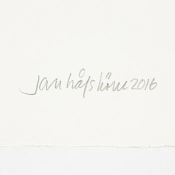 Jan Håfström, etching in colours, 2016, signed 32/50.
