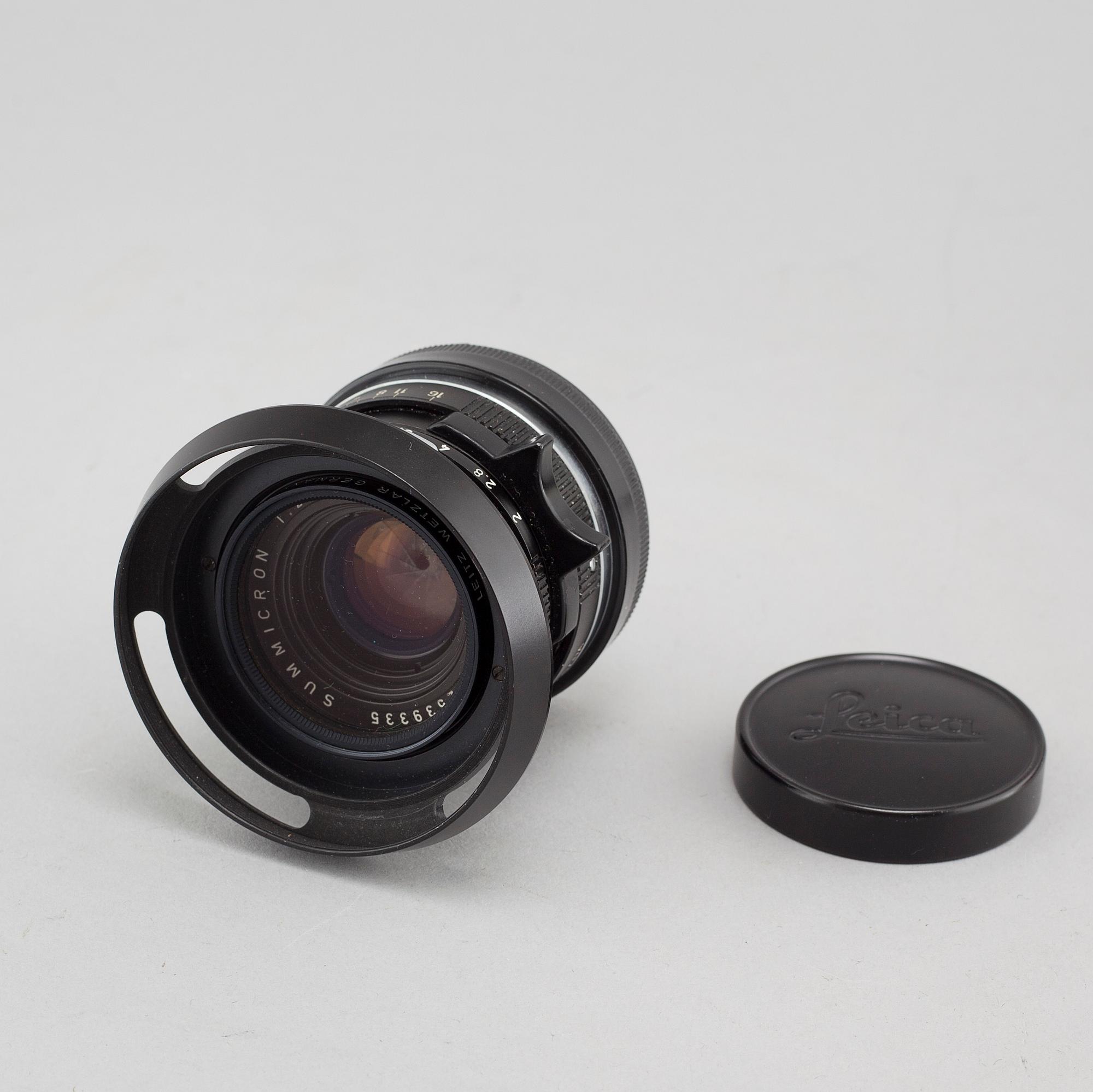 A Summicron lens, 1:2/35, nr 2539335, Ernst Leitz, Canada, second half of the 20th century.