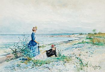 637. Anna Gardell-Ericson, Utflykt till Norderstrand, Gotland.