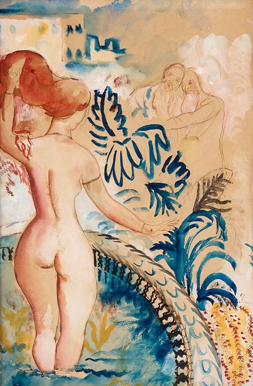 Isaac Grünewald, "Susanna i badet" (Susanna at her bath).