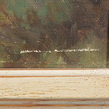 AXEL BORG, oil on canvas, signed.