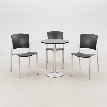 Table and 3 chairs by Enea, designed in Spain, 21st century.