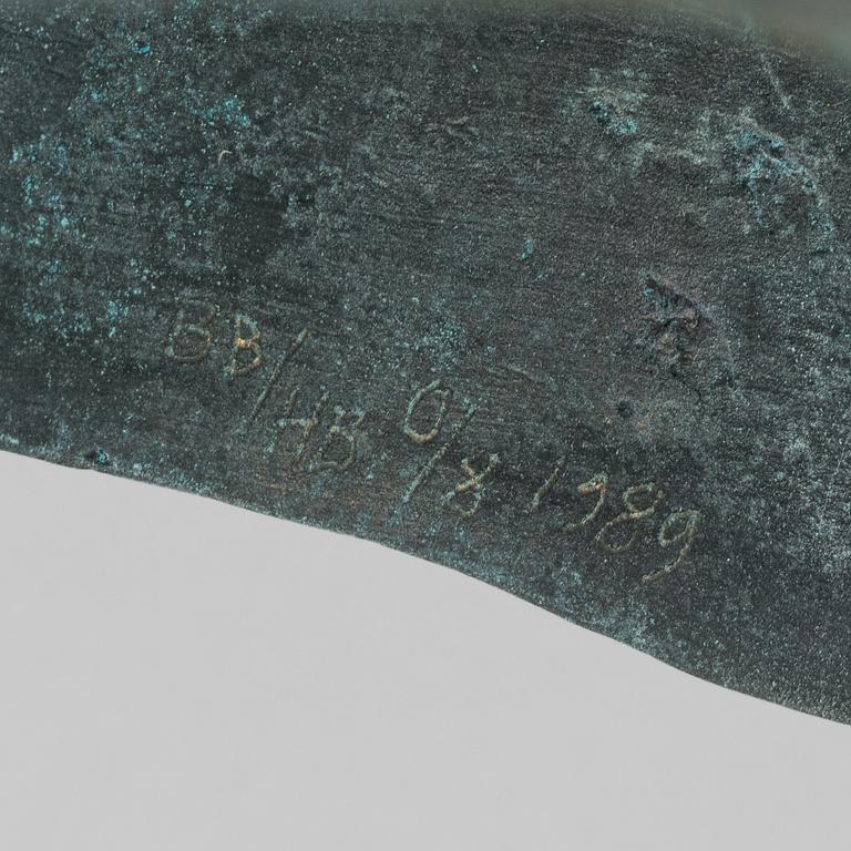 BARBRO BÄCKSTRÖM,  sculpture bronze signed and numbered BB/HB 0/8.